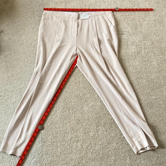 BNWT F&F Womens light Beige Dusky Pink Trousers Spring, Summer UK SIZE 16 - Picture 4 of 14